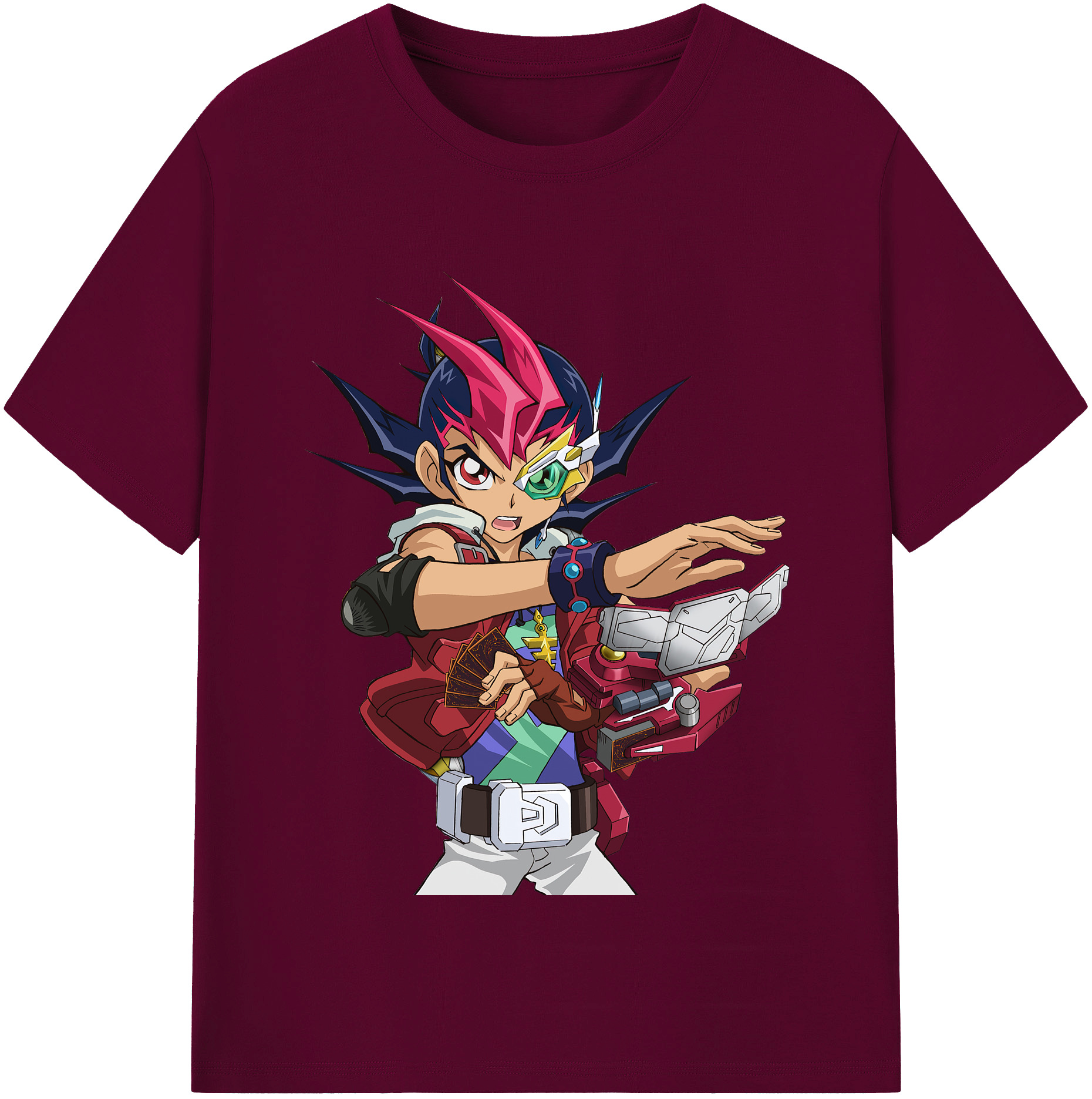 （画像用） 遊☆戯☆王 Yu-Gi-Oh! レディースカジュアルプリントTシャツ（綿100％）
